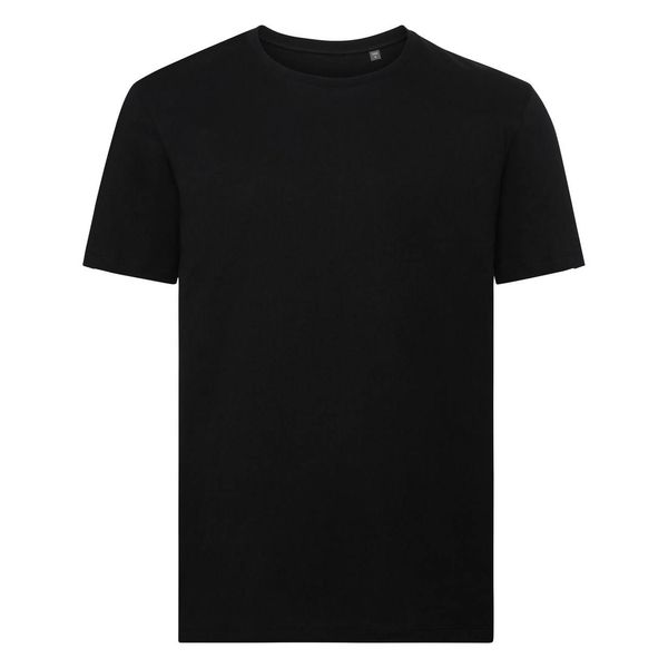 RUSSELL Czarna  koszulka męska Pure Organic Russell