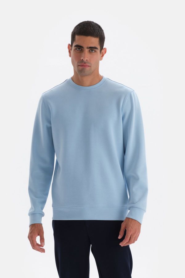 Dagi Dagi Blue Crew Neck Long Sleeve Sweatshirt