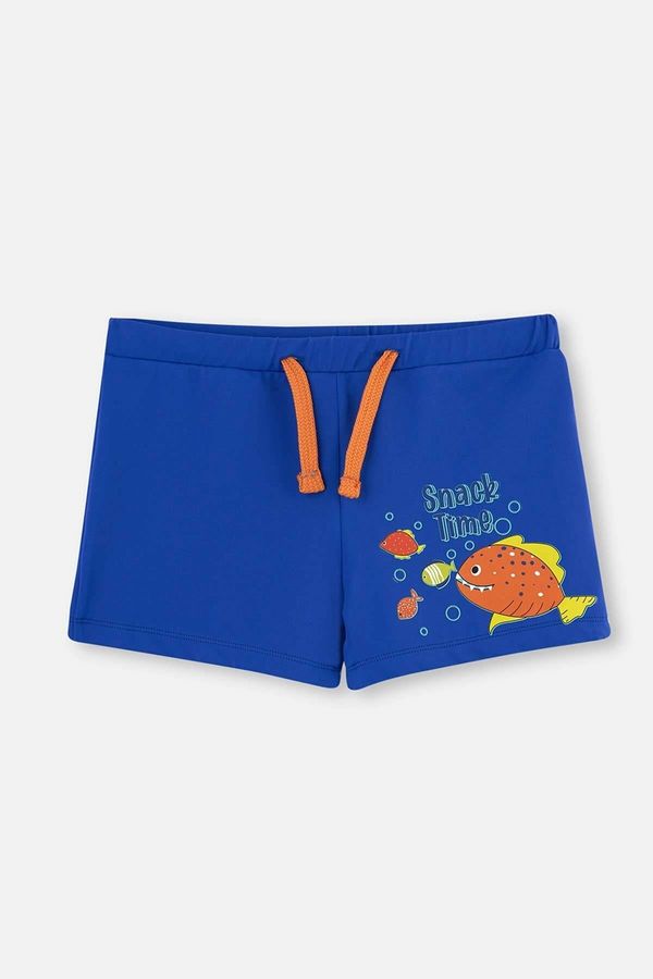 Dagi Dagi Blue Fish Print. Shorts