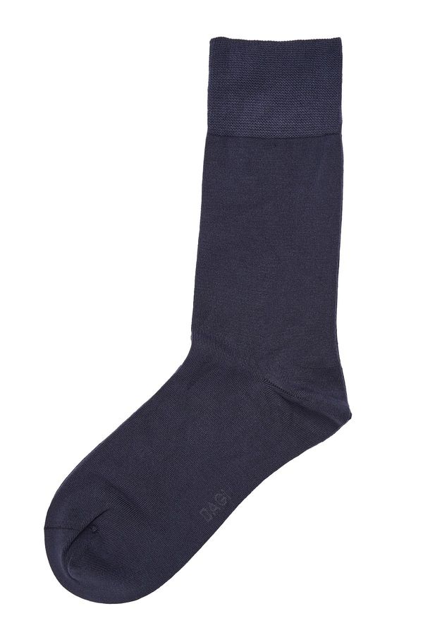 Dagi Dagi Navy Blue Mercerized Socks