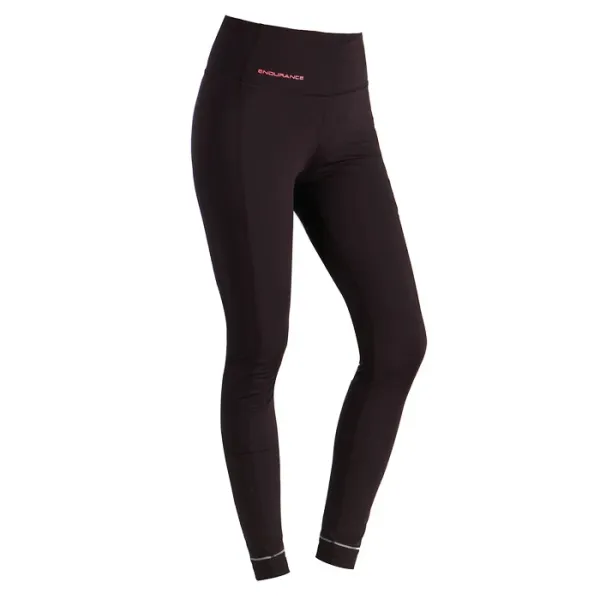 Endurance Dámské legíny Endurance Thadea Pocket Tights tmavě fialové, 40