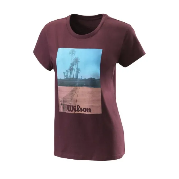 Wilson Dámské tričko Wilson  Scenic Tech Tee Fig M