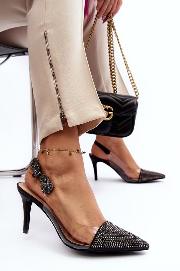 Kesi D&A Embellished high heels, black
