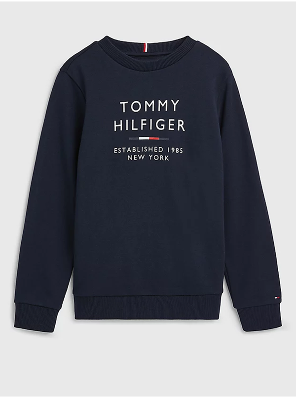 Tommy Hilfiger Dark blue boys' sweatshirt Tommy Hilfiger - Boys