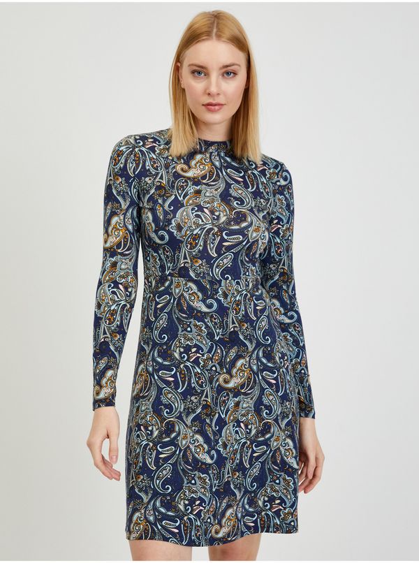 Orsay Dark blue lady patterned dress ORSAY - Women