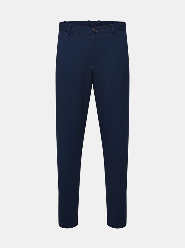 Selected Homme Dark Blue Pants Selected Homme-Tapered - Men