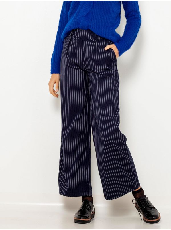 CAMAIEU Dark blue striped wide trousers CAMAIEU - Ladies