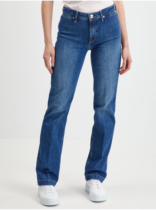 Guess Dark blue women straight fit jeans Guess Sexy Straight Marina - Women