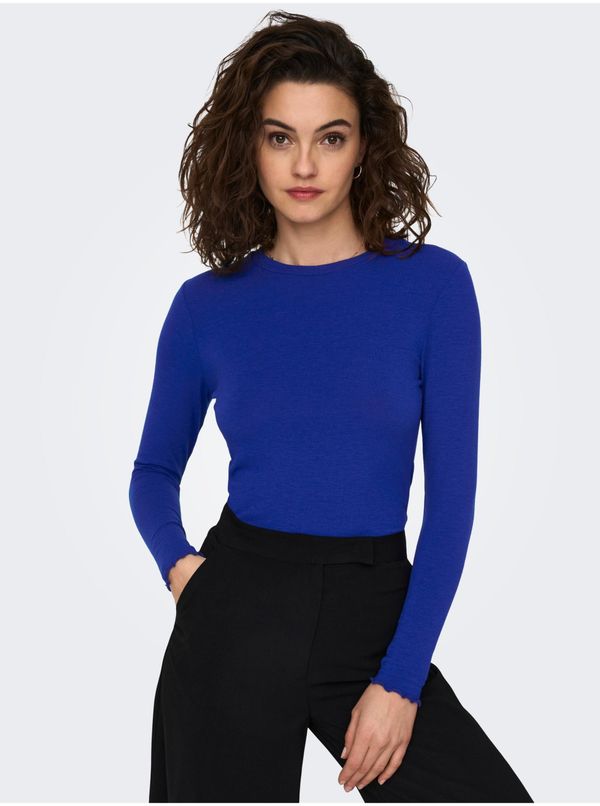 Only Dark blue womens basic T-shirt ONLY Lamour - Women