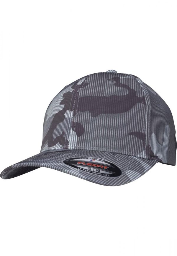 Flexfit Dark camouflage cap Flexfit Camo Stripe Cap