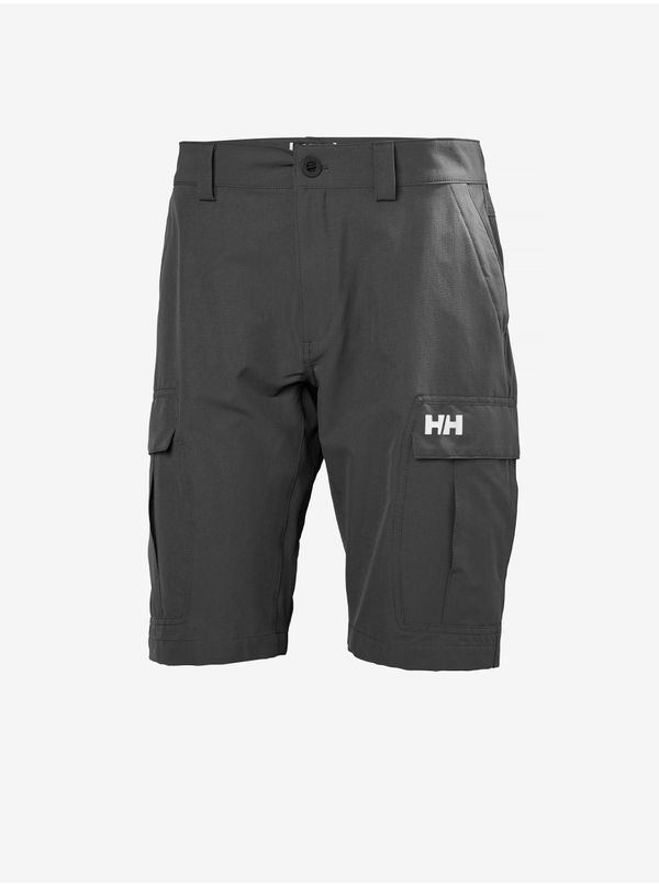 Helly Hansen Dark grey men's outdoor shorts HELLY HANSEN HH Quick-Dry Cargo - Men's