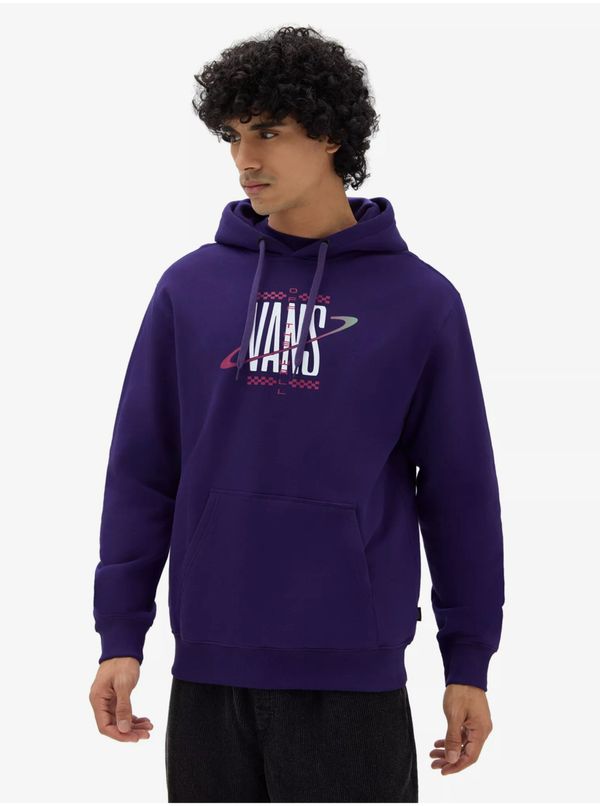 Vans Dark purple men's hooded sweatshirt VANS Saturn Po - Men