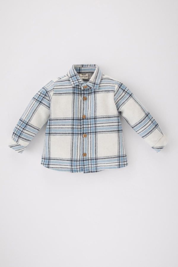 DEFACTO DEFACTO Baby Boy Flannel Long Sleeve Shirt