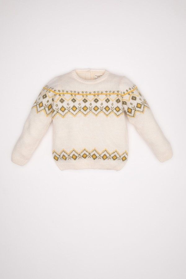 DEFACTO DEFACTO Baby Boy Regular Fit Ethnic Patterned Sweater