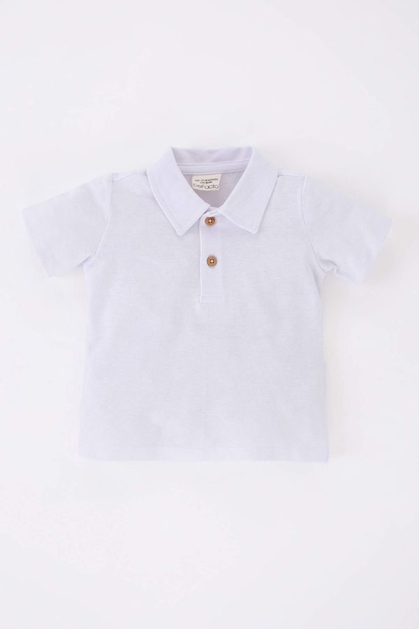 DEFACTO DEFACTO Baby Boy Regular Fit Pique Short Sleeve T-Shirt