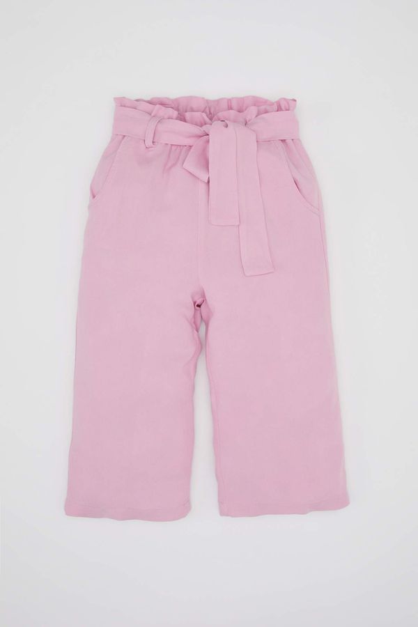 DEFACTO DEFACTO Baby Girl Regular Fit Straight Leg Viscose Trousers