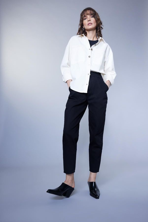 DEFACTO DEFACTO Baggy Gabardine 100% Cotton Trousers