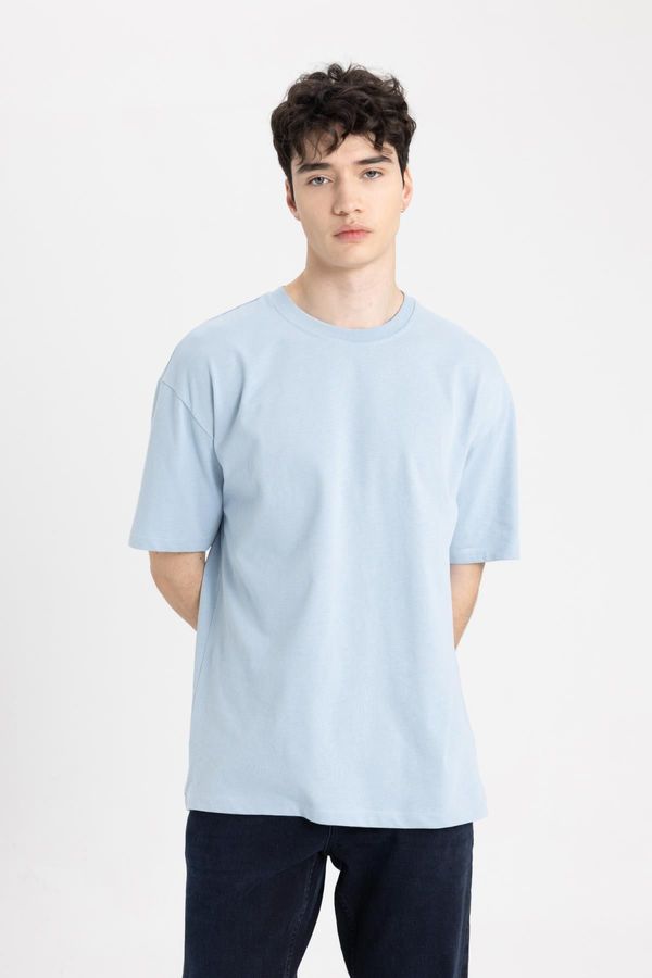 DEFACTO DEFACTO Boxy Fit Crew Neck Short Sleeve T-Shirt