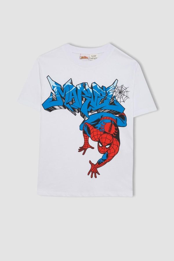 DEFACTO DEFACTO Boy Marvel Spiderman Crew Neck Short Sleeve T-Shirt