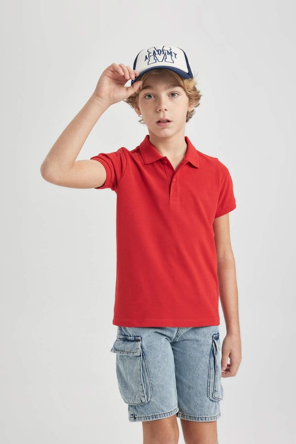 DEFACTO DEFACTO Boy Regular Fit Polo Neck Pique Polo T-Shirt