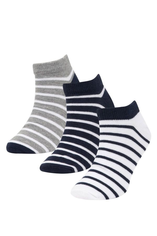 DEFACTO DEFACTO Boy's 3-Piece Cotton Booties Socks