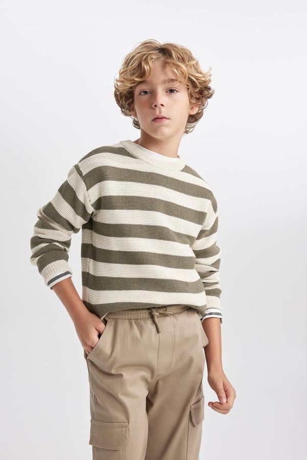 DEFACTO DEFACTO Boy's Crew Neck Knitwear Sweater