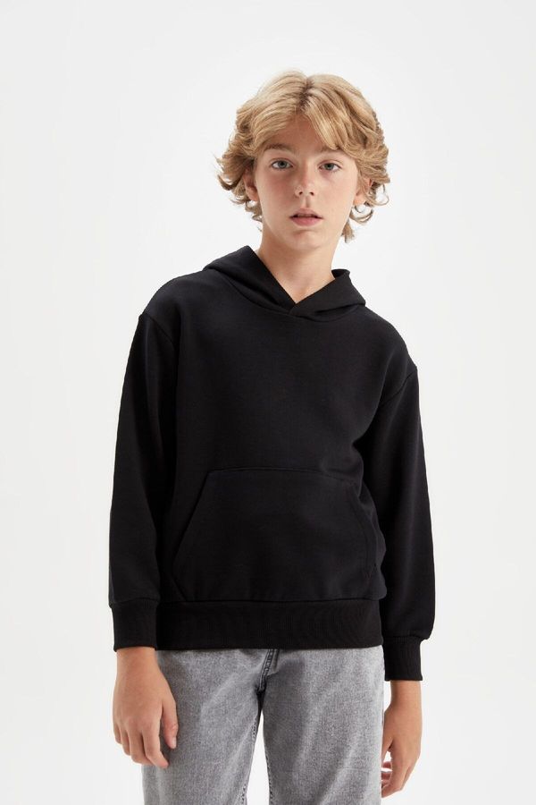 DEFACTO DEFACTO Boys Hooded School Sweatshirt