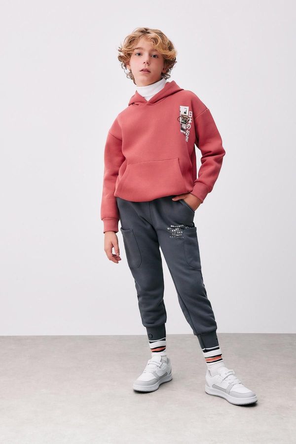 DEFACTO DEFACTO Boy's Printed Thick Sweatpants