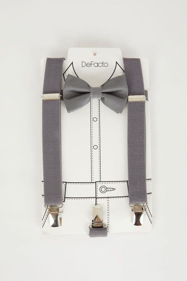 DEFACTO DEFACTO Boy's Trouser Suspenders Bow Tie Set of 2