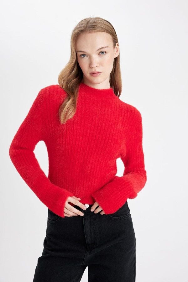 DEFACTO DEFACTO Cool Regular Fit Half Turtleneck Knitwear Sweater