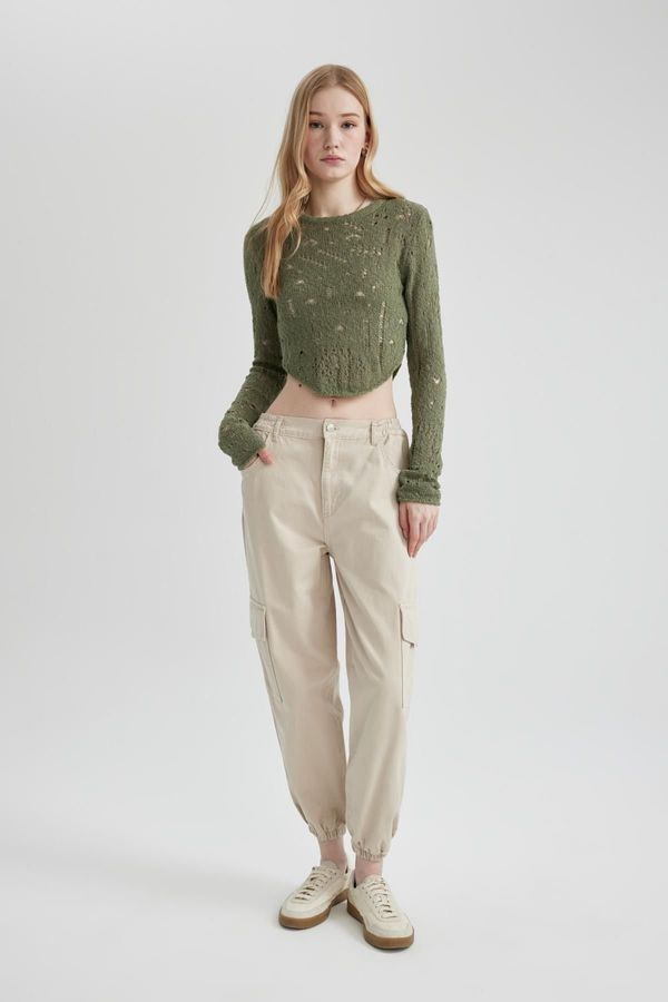 DEFACTO DEFACTO Coool Cargo Jogger Gabardine Trousers