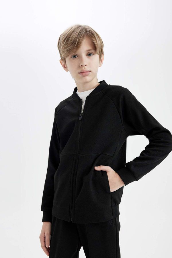 DEFACTO DEFACTO DFC - Boys College Collar Bomber Cardigan