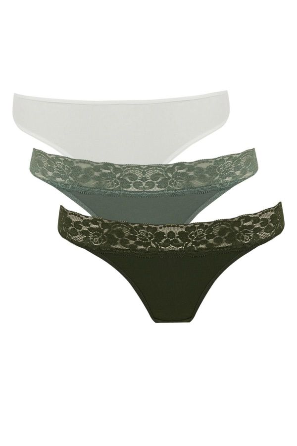 DEFACTO DEFACTO Fall In Love 3-Pack Brazilian Slip Panties