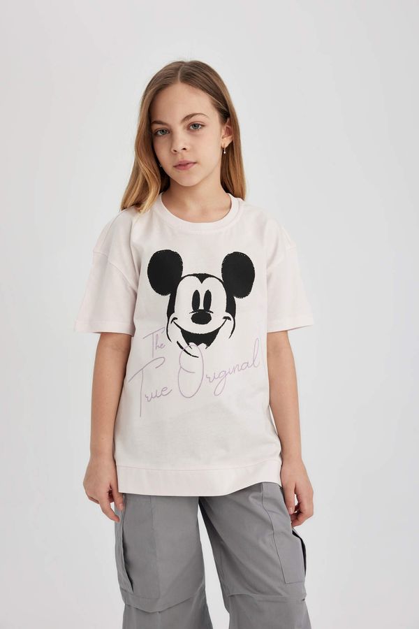 DEFACTO DEFACTO Girl Disney Mickey & Minnie Oversize Fit T-Shirt