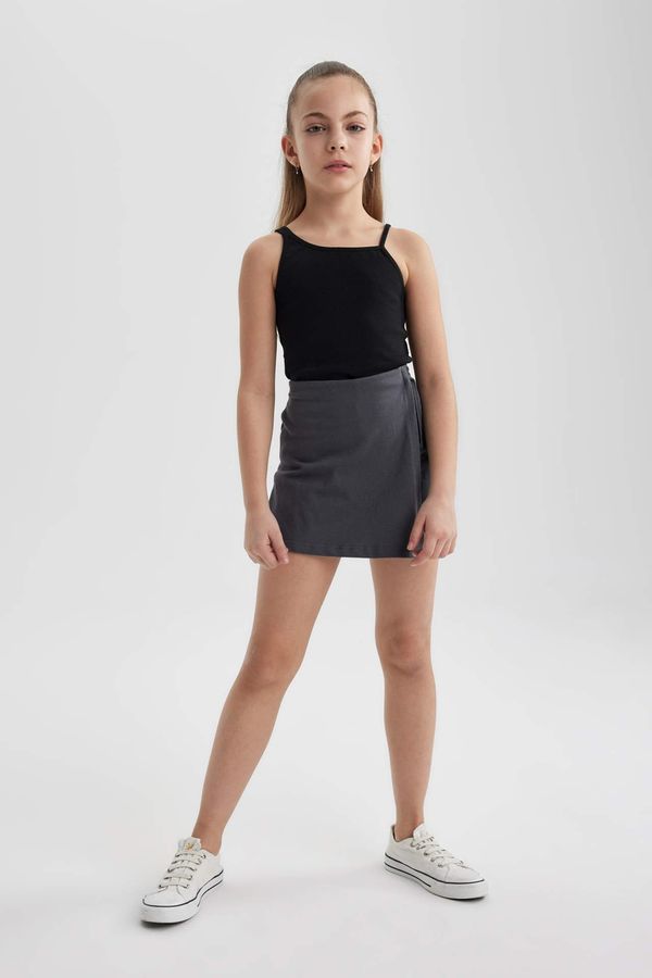 DEFACTO DEFACTO Girl Regular Fit Knitted Skirt