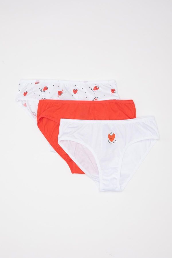 DEFACTO DEFACTO Girl's 3-Piece Slip Panties