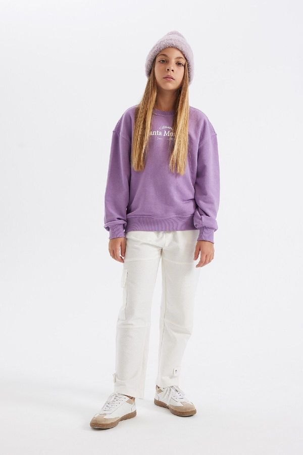 DEFACTO DEFACTO Girls Carrot Fit Carrot Cut Cargo Pocket Sweatpants