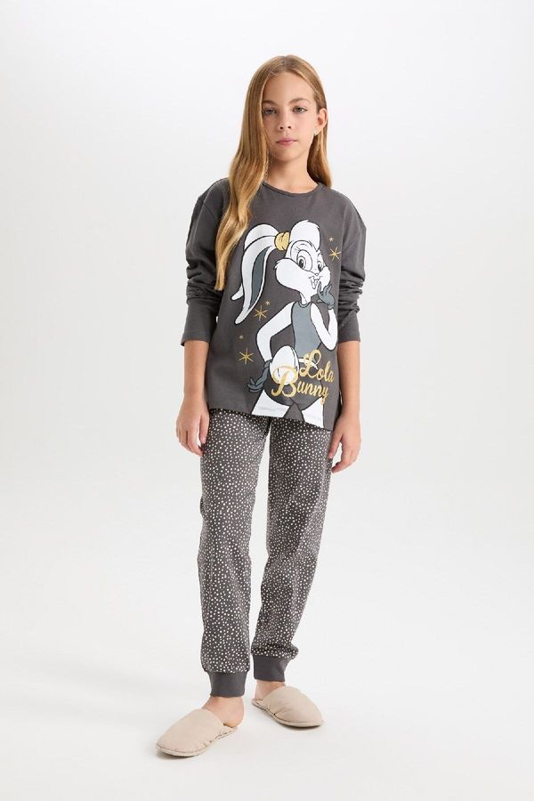 DEFACTO DEFACTO Girls Looney Tunes Regular Fit 2-Piece Pajama Set