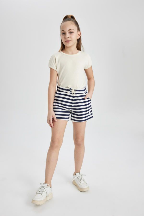 DEFACTO DEFACTO Girls Striped Shorts