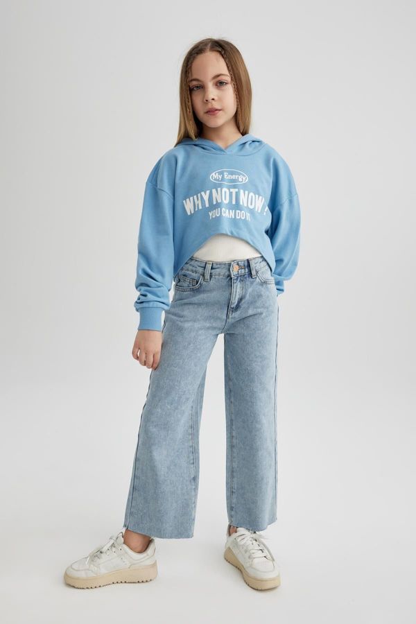 DEFACTO DEFACTO Girls' Wide Leg Wide Leg Jeans