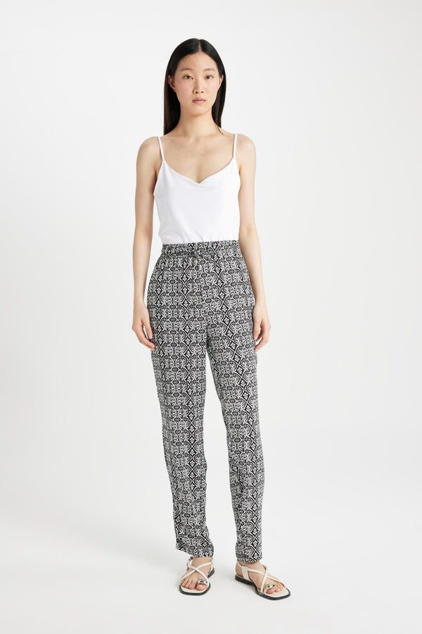 DEFACTO DEFACTO Harem Pocket High Waist Viscose Trousers