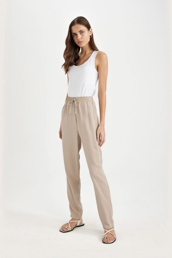 DEFACTO DEFACTO Harem Pocket Normal Waist Straight Leg Belmando Trousers