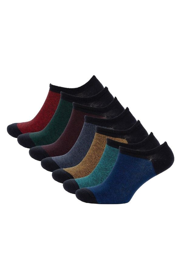 DEFACTO DEFACTO Men's 7-Pack Cotton Sneaker Socks