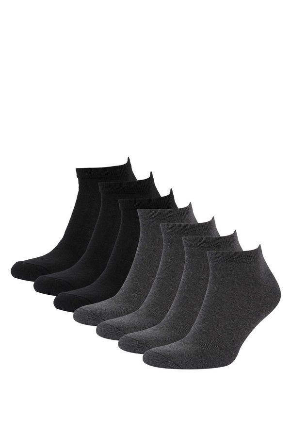 DEFACTO DEFACTO Men's Cotton 7-Pack Short Socks