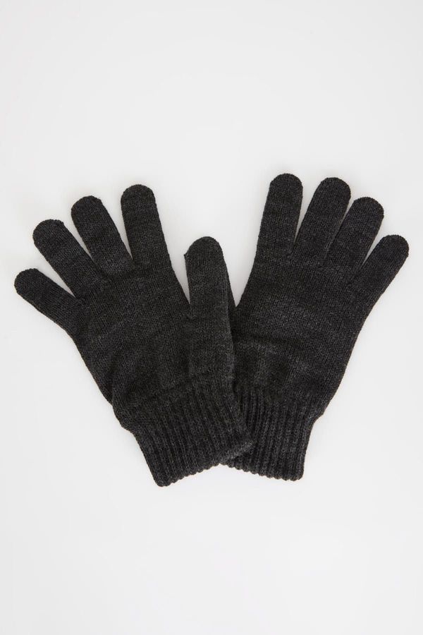 DEFACTO DEFACTO Men's Knitwear Basic Gloves