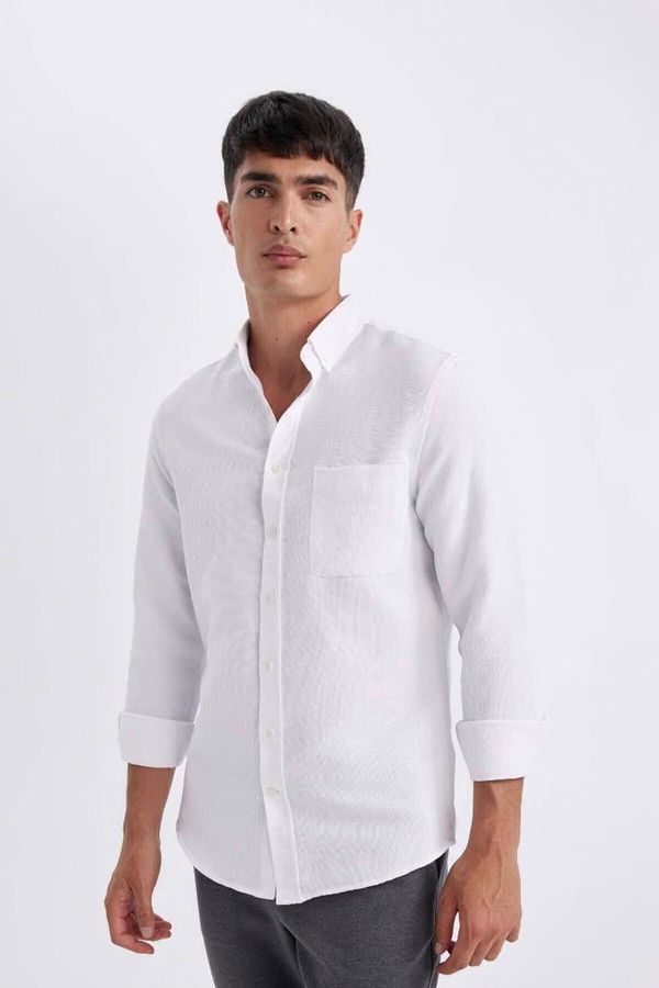 DEFACTO DEFACTO Men's Shirt White T2066az/wt34