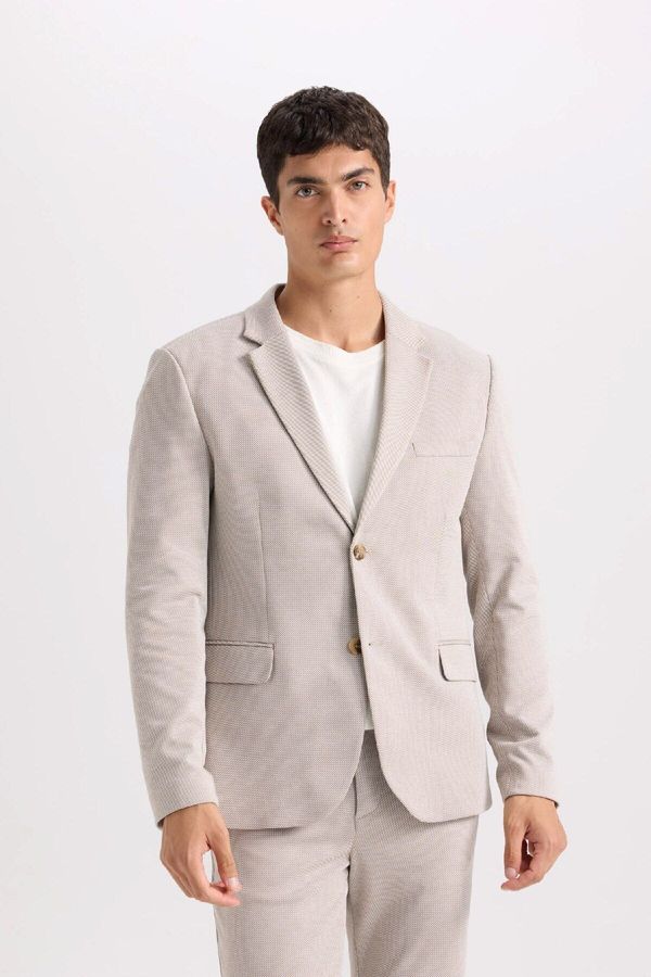 DEFACTO DEFACTO Modern Fit Lined Blazer Jacket