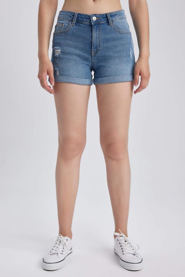 DEFACTO DEFACTO Normal Waist Folded Leg Short