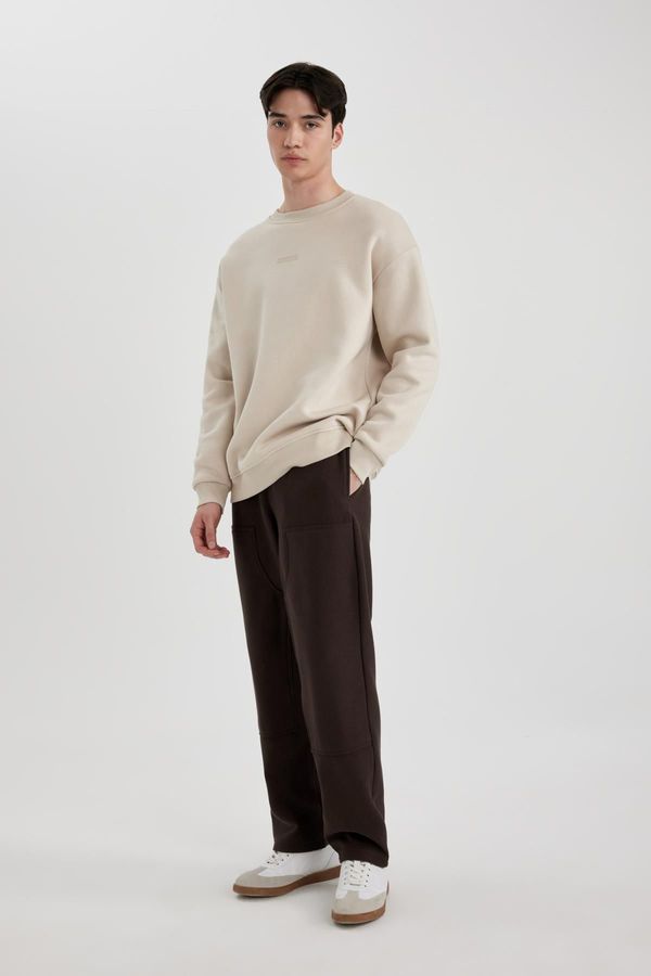 DEFACTO DEFACTO Oversize Fit Pocket Straight Leg Sweatpants