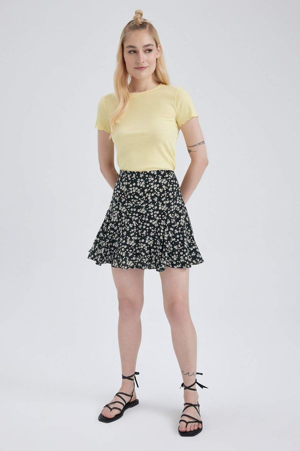 DEFACTO DEFACTO Patterned Mini Skirt